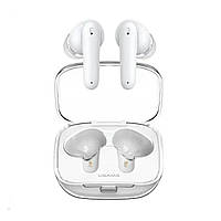 Навушники Usams US-BE16 Transparent TWS Earbuds -- BE Series BT5.3 White inc tal