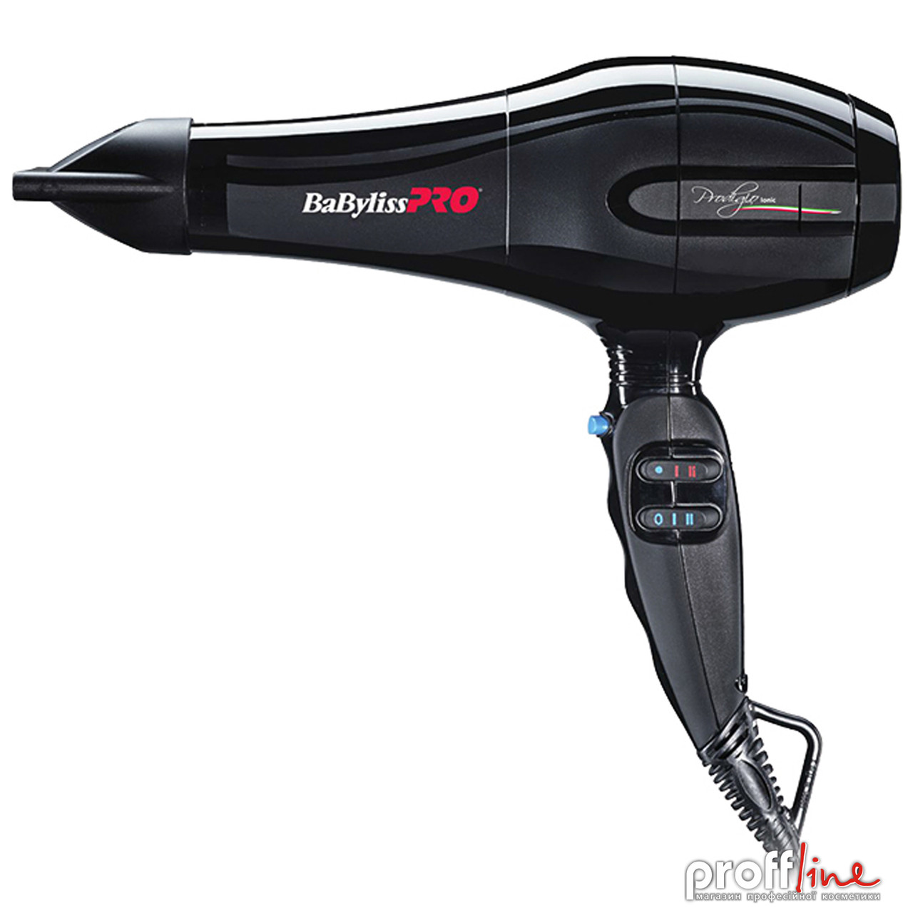 Фен для волосся BaByliss PRO BAB6730IRE Prodigio Ionic 2300 Вт чорний