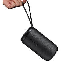 Портативна колонка Usams US-YC011 IPX7 Waterproof Wireless Speaker with Lanyard -- YC Series 2000mAh Black tal