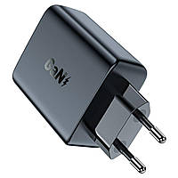 Мережевий зарядний пристрій ACEFAST A29 PD50W GaN (USB-C+USB-C) dual port charger Black tal