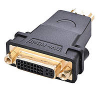 Адаптер UGREEN HDMI Male to DVI (24+5) Female Adapter (Black)(UGR-20123) tal