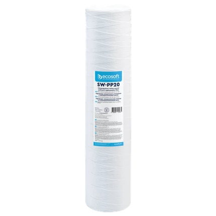 Картридж з поліпропіленової нитки Ecosoft 4,5"x20" 20 мкм (CPN452020ECO), фото 1
