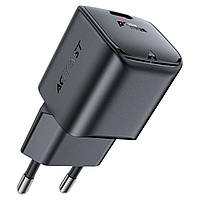 Мережевий зарядний пристрій ACEFAST A73 mini PD20W GaN USB-C charger Black tal