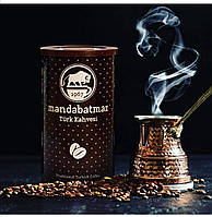 Турецкий кофе молотый Mandabatmaz 500 г, крепкий кофе мелкомолотый для турки