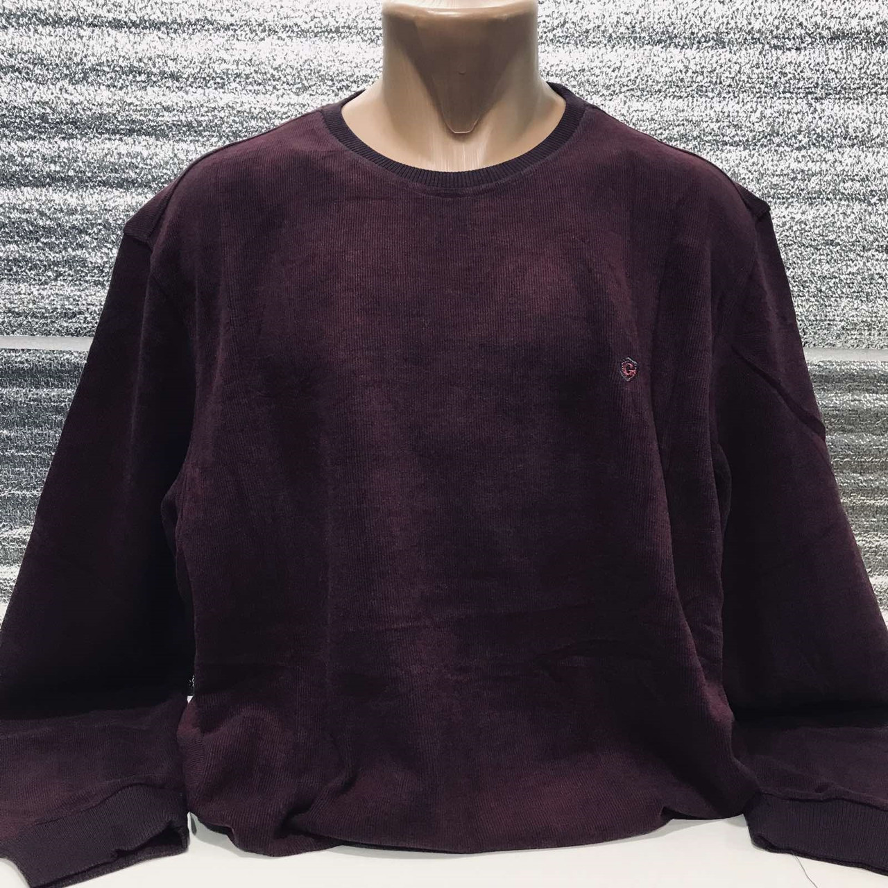 Світшот RED DOWN чоловічий великого розміру 2XL-5XL, Темно-бордовий, 4XL, 56