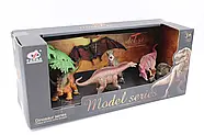 Набір динозаврів (4 види, 6 елементів, 5 динозаврів, аксесуар, у коробці) Q 9899-W1, фото 4