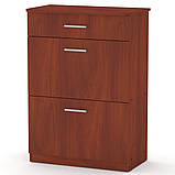 Тумба під взуття ТО-3А Дуб крафт золотий Компаніт (73х40х102 см), фото 4