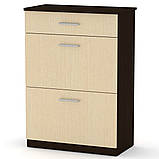 Тумба під взуття ТО-3А Дуб крафт золотий Компаніт (73х40х102 см), фото 7