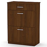 Тумба під взуття ТО-3А Дуб крафт золотий Компаніт (73х40х102 см), фото 9