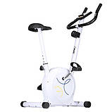 Велотренажер магнітний RM8740 NE FITNESS - білий, фото 3
