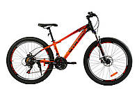 Велоcипед спортивный горный рост 135-155 см 26 дюймов CORSO GTR-3000 Оранжевый