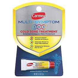 Бальзам для губ Carmex Multi-Symptom 3 In 1 Cold Sore Treatment 2 г