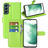 Чехол-книжка Litchie Wallet Samsung Galaxy S23 Plus Light Green TV, код: 8130972