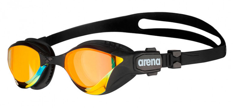 Окуляри для плавання Arena Cobra Tri Swipe Mirror (002508-355) Black/Yellow