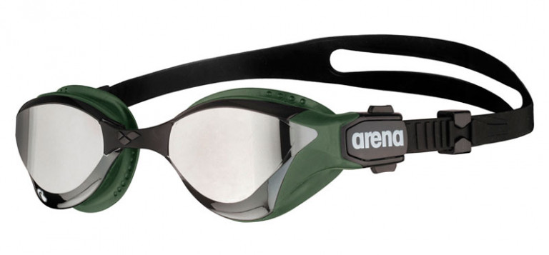 Окуляри для плавання Arena Cobra Tri Swipe Mirror (002508-560) Olive/Silver
