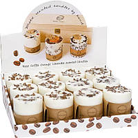 Свічка у помаранч кругла M-2063O-1