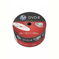 DVD-R HP (69303 /DME00070-3) 4.7GB 16x, без шпинделя, 50 шт