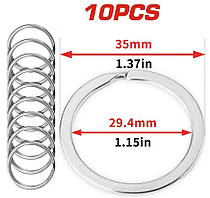Кільця Для Брілків Ø 35 мм Набір 10 шт Spec (SP-77035)