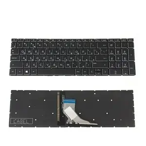 Клавіатура для ноутбука HP (250 G7, 255 G7 series) rus, black, без фрейма, підсвічування клавіш(оригінал) ()