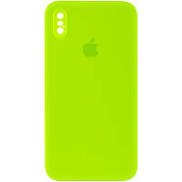 Чехол Silicone Case Square Full Camera Protective (AA) для Apple iPhone XS Max (6.5") tal