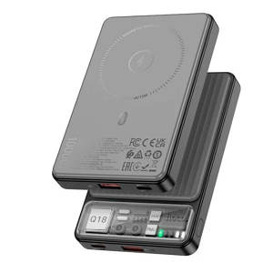 Зовнішній портативний акумулятор Hoco Q18 Tourer 10000mAh Black 22.5W (Уцінений)