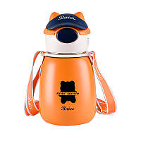 Термос детский с поильником Baicc Kids Bottle 500ml термос с трубочкой для детей Оранжевый
