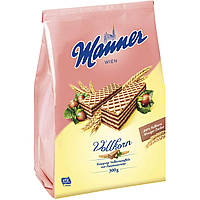 Вафли Manner Ореховые с ростками пшеницы Wholegrain 300 g