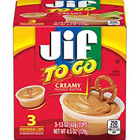 Арахисовое масло JIF Creamy To Go Creamy 3 pack