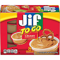 Арахисовое масло JIF Creamy To Go Creamy 8 pack 344 g