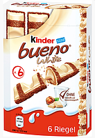 Батончики Kinder Bueno White Chocolate 6s 117g