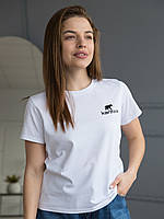 Женская футболка классическая белая размер L (L007R) js