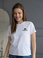 Женская футболка классическая белая размер XL (XL007R) js