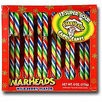 Карамельные трости WarHeads Super Sour Candy Canes 12s 170 g