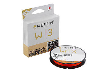 Шнур Westin W3 8 Braid Dutch Orange 135m PE 0.2 / 0.08mm 3kg 7Lbs (180453) L008-080-135