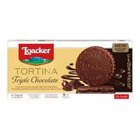 Вафли Loacker Tortina Triple Chocolate 6s 126g