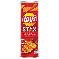 Чипсы Lays Stax Hot Chili Squid 100g