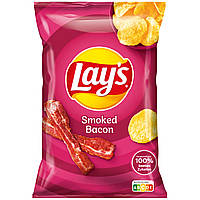 Чипсы Lays Smocked Bacon Дымный бекон 150g