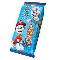 Вафельні трубочки Щенячий патруль Paw Patrol Wafer Rolls Cocoa Flavor 150 g