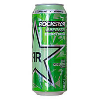 Энергетик Rockstar Refresh Lime Cucumber Без сахара 500ml