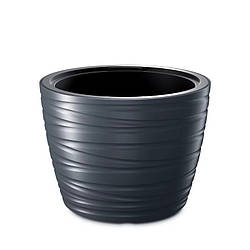 Горщик для квітів пластиковий Prosperplast Мазе 50*35см 48л антрацит DLMZ500-S433