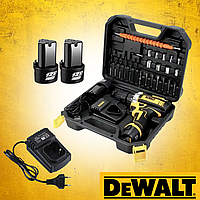Шуруповерт аккумуляторный набор DeWalt для дома Шуруповерт аккумуляторный мощный 12v с кейсом