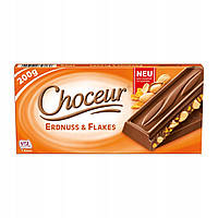 Шоколад Choceur Erdnuss Flakes Арахис хлопья 200g