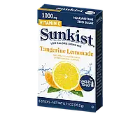 Порошковый лимонад Sunkist Tangerine Без сахара Drink Mix 6s 20g