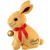 Плюшевый кролик Lindt Goldhase со сладостями Lindor Milch Eggs 100g