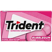 Жвачка Trident Bubblegum Без сахара 14Sticks