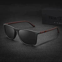 Солнцезащитные очки унисекс , оптическое свойство, поляризованные линзы, винтажный квадратный дизайн UV400