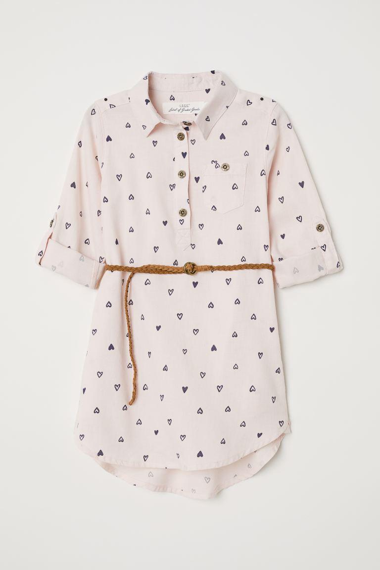 Сорочка-сукня рожева серце H&M140м