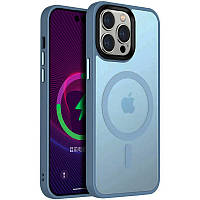 TPU+PC чохол Metal Buttons with MagSafe Colorful для Apple iPhone 14 Pro (6.1") tal