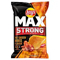 Чипсы Lay's Max Strong Hot Chicken Wings острые куриные крылышки 150g