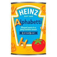 Паста в томатном соусе Heinz Alphabetti Pasta Shapes 400g